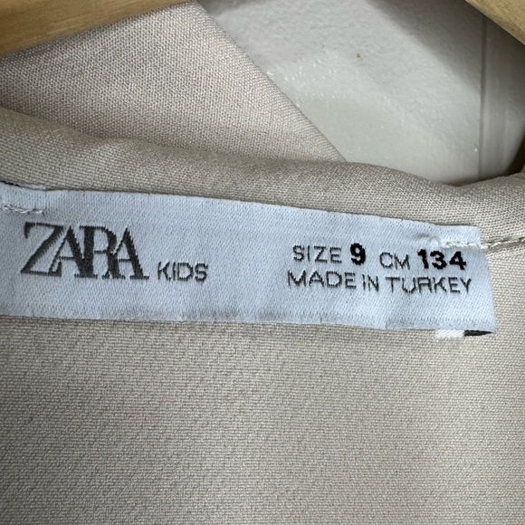Zara Kids Tri-Color pink black cream Hoodie size 9 - Picture 7 of 9
